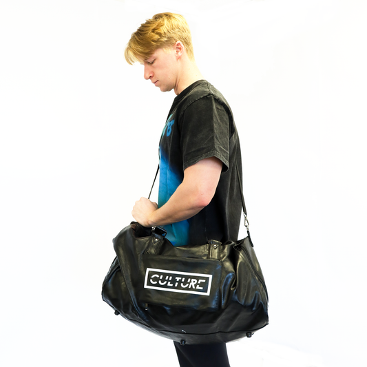 Culture Leather Travel Duffle Bag (Dual Straps)
