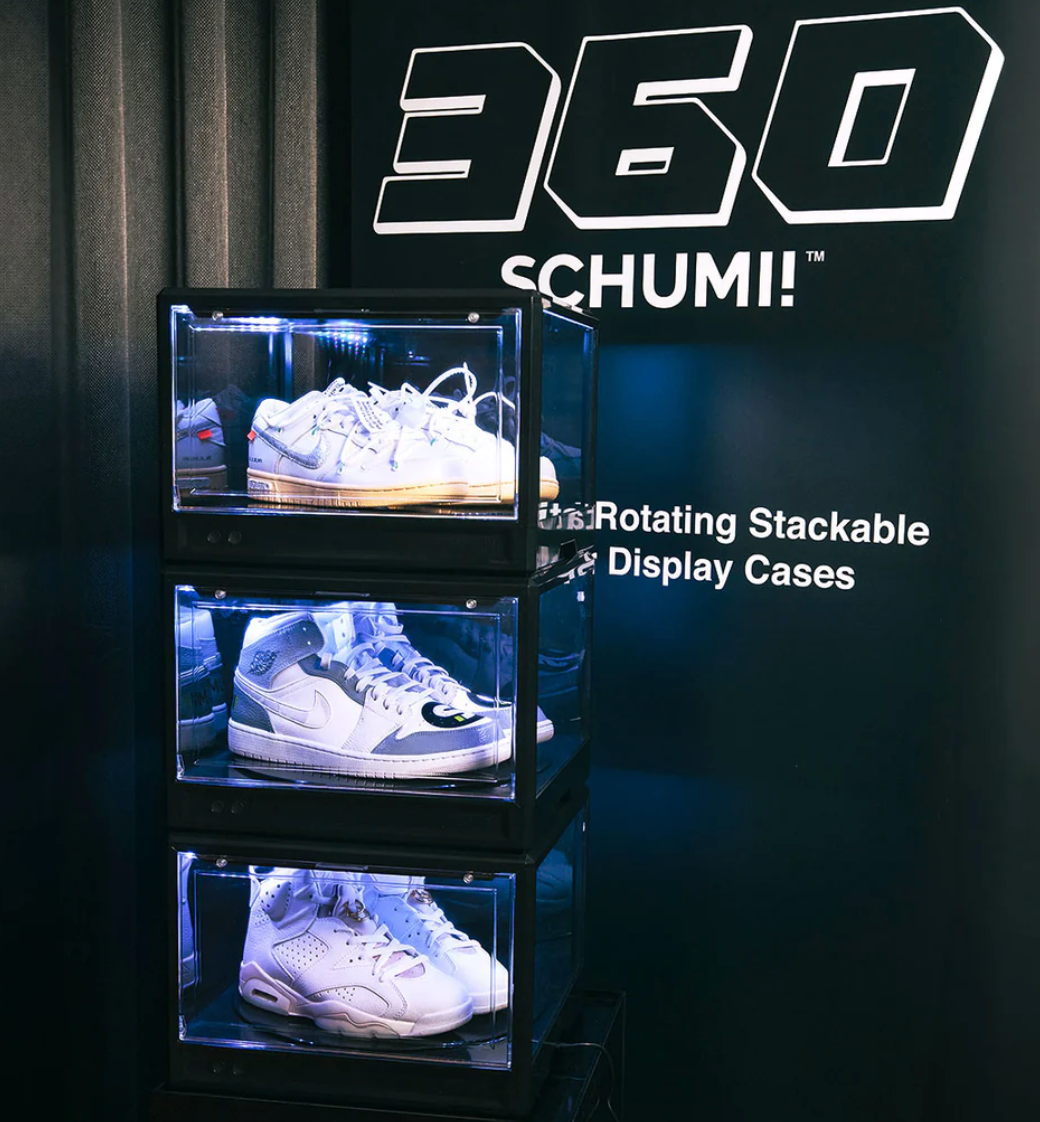 SCHUMI 360° - LED Display Crate for Sneakers & Collectables