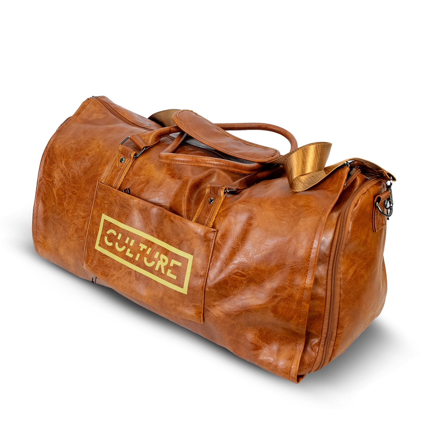 Culture Leather Travel Duffle Bag (Dual Straps)